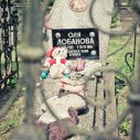 Cmentarz rosyjski - grób zmarłej 1984r. rocznej Oli